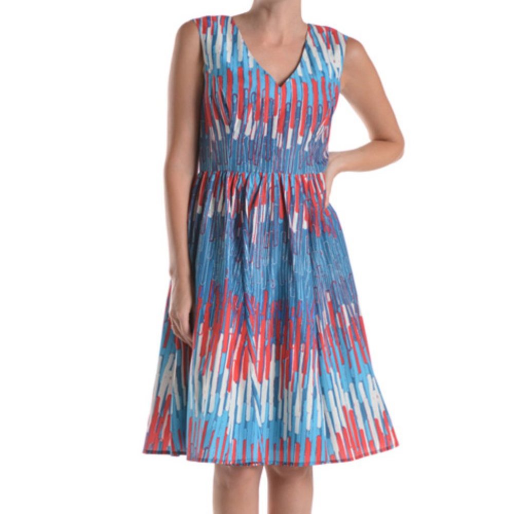 Stripe Sleeveless Dress